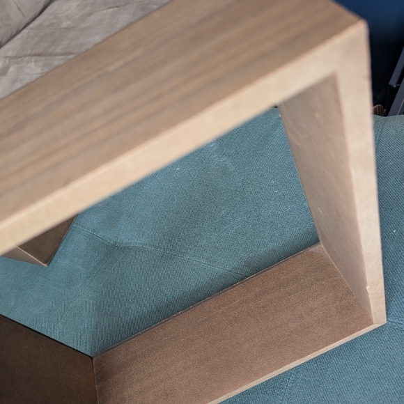 Set of 3 Grey Taupe Brown Square Nesting Boxes Shelves 12" - Picture 5 of 10